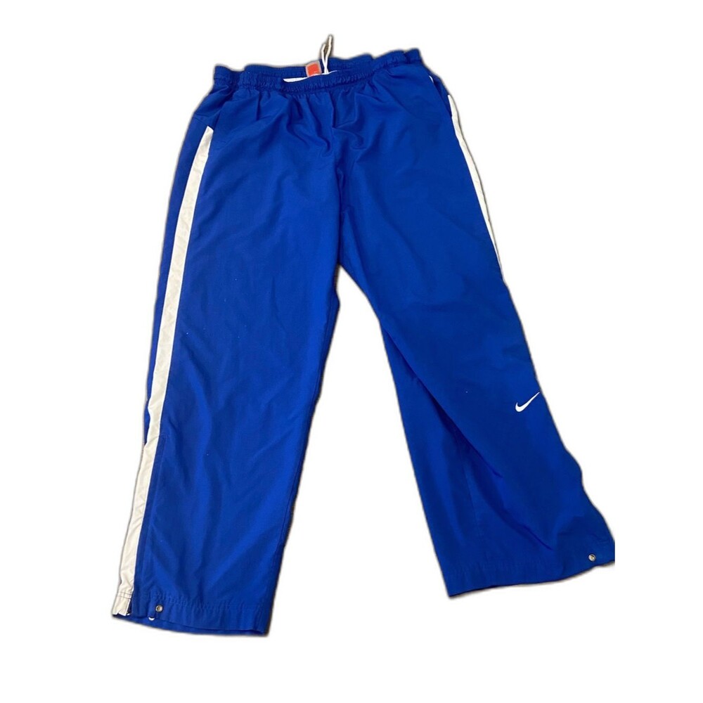 Nike Mens Track Pants with White Side Stripes XL Athletic